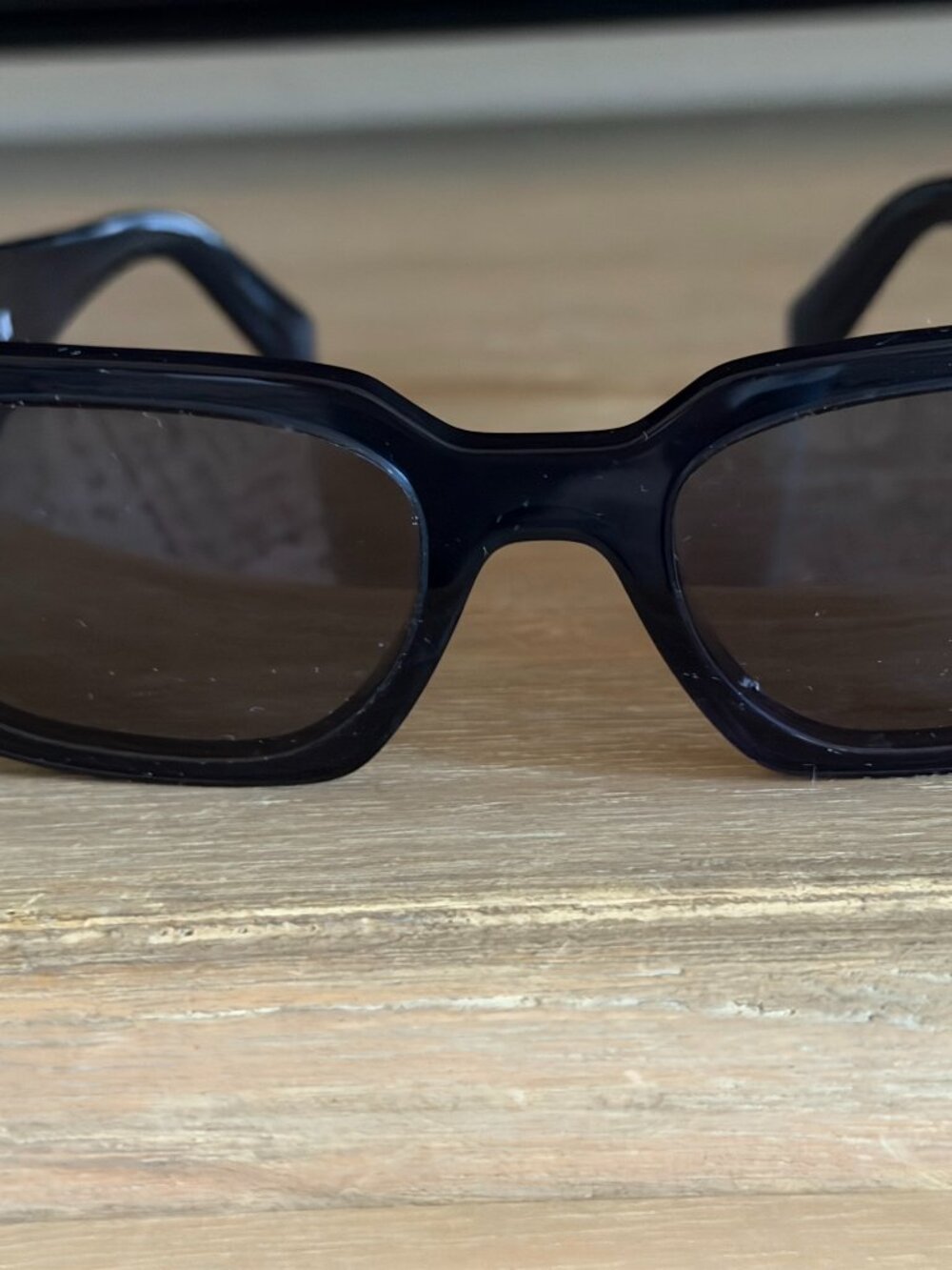 Prada Transparent Blue Frames with Blue Violet Lenses